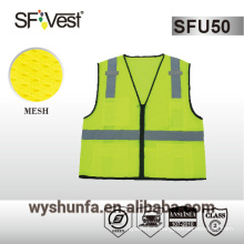 Gilet de sécurité à haute visibilité sangle à haute visibilité gilet de sécurité réfléchissant moto vêtements vis vis 100% tissu polyester